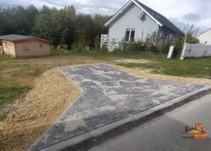 Podjazd z kostki brukowej z solidną podbudową, żory I MoszBruk