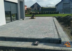 podjazd z kostki brukowej z solidną podbudową, żory I MoszBruk