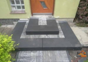 Elegancki podjazd brukowany kostką betonową, rybnik I MoszBruk