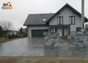podjazd z kostki brukowej z solidną podbudową, żory I MoszBruk
