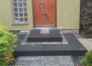 Elegancki podjazd brukowany kostką betonową, rybnik I MoszBruk