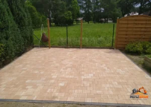 Elegancki podjazd brukowany kostką betonową, Rybnik I MoszBruk